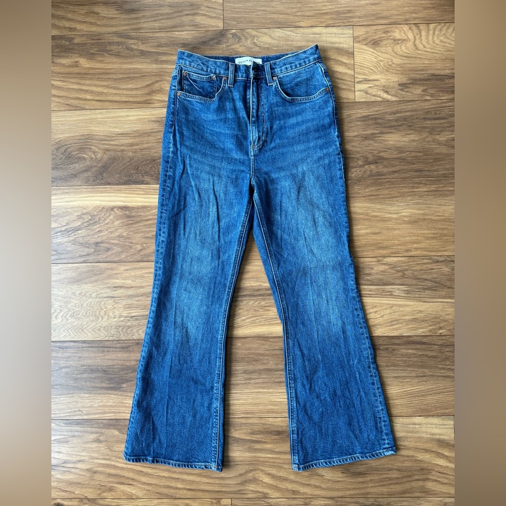 Denim Forum Twiggy High Rise Flare size 28